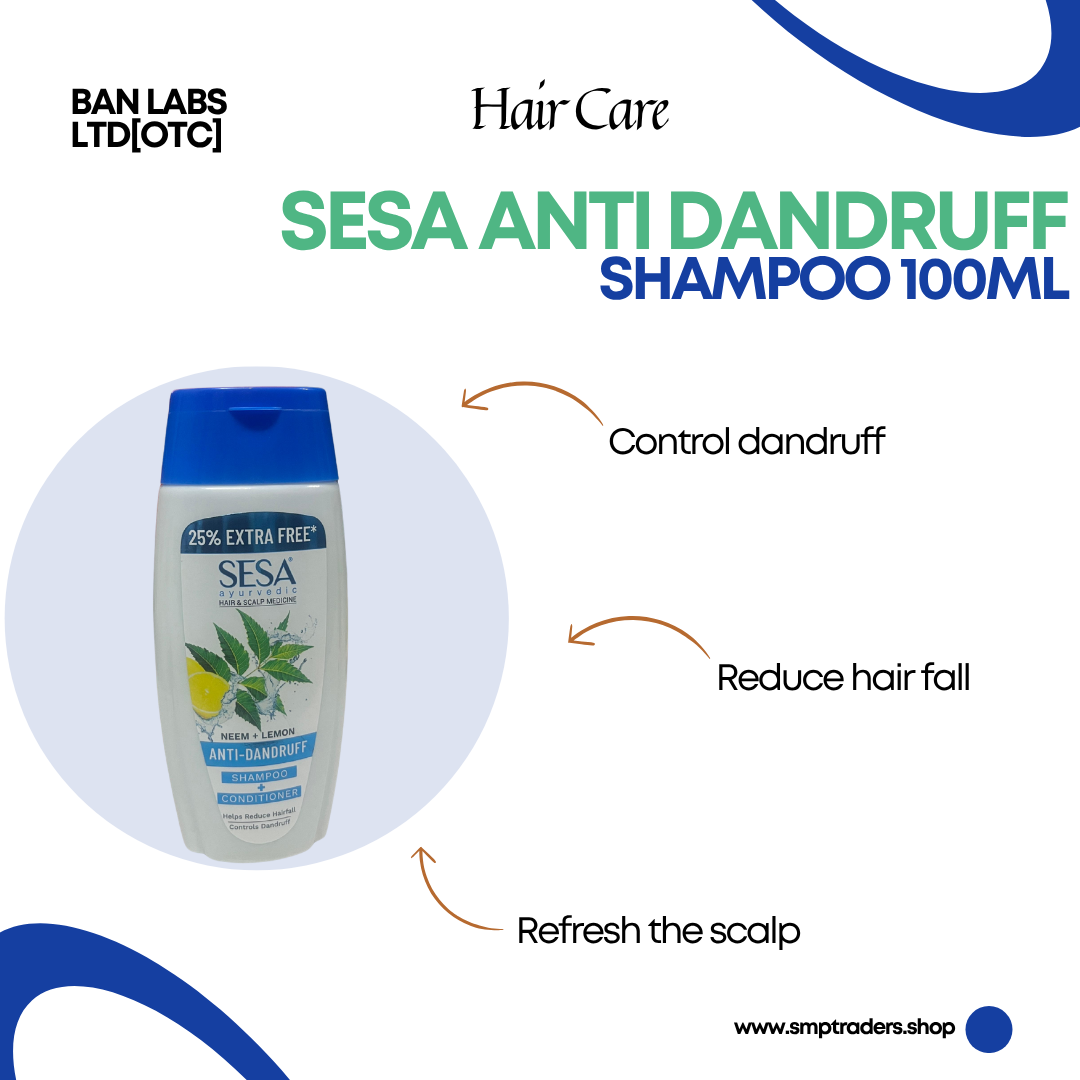 SESA ANTI DANDRUFF SHAMPOO 100ML
