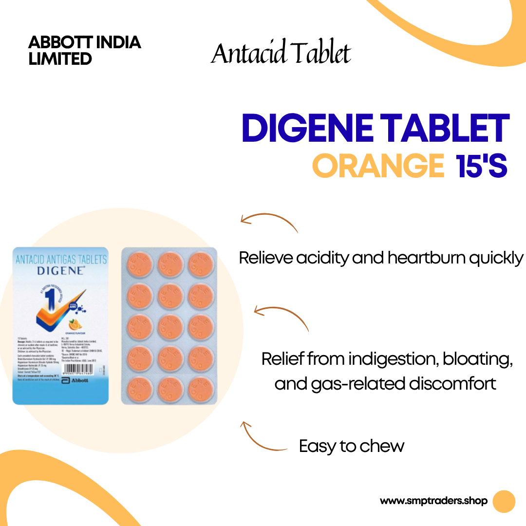 DIGENE TABLET ORANGE 15'S