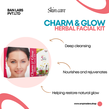 CHARM & GLOW HERBAL FACIAL KIT