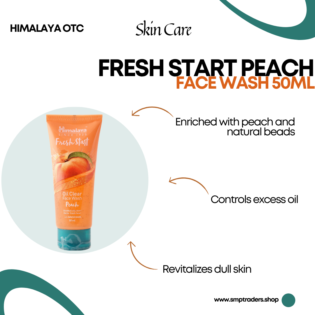 FRESH START PEACH FACE WASH 50ML