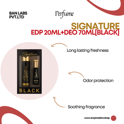 SIGNATURE EDP 20ML+DEO 70ML[BLACK]
