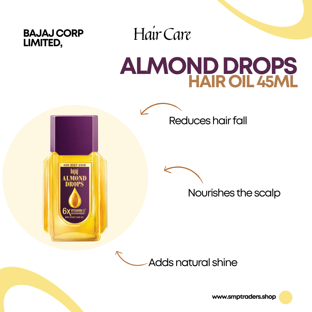 ALMOND DROPS HAIR OIL 45ML