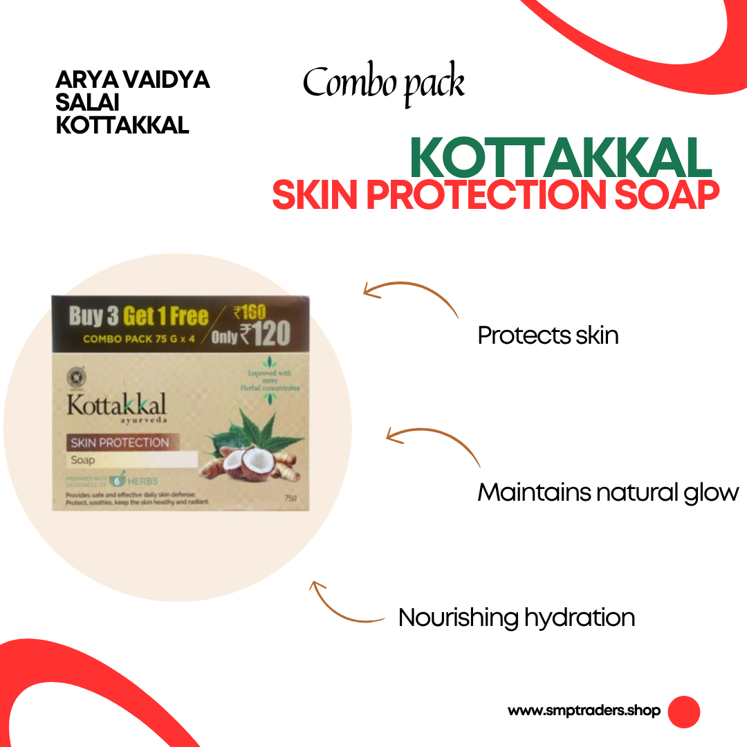KOTTAKKAL SKIN PROTECTION SOAP [3+1]