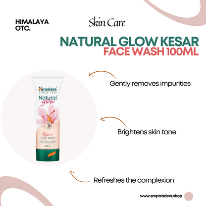 NATURAL GLOW KESAR FACE.WASH 100ML