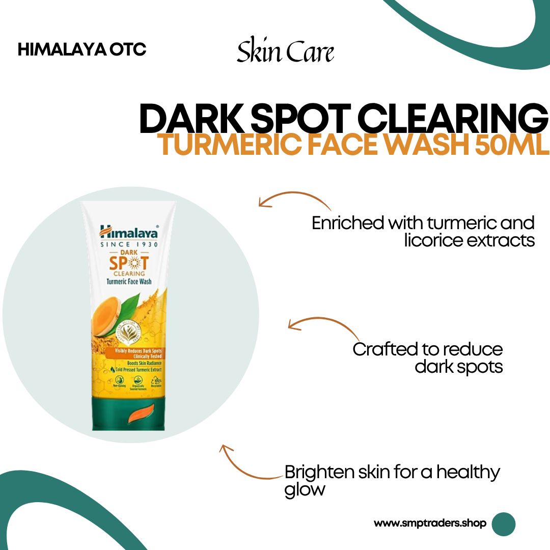 DARK SPOT CLEARING TURMERIC FACE WASH 50ML