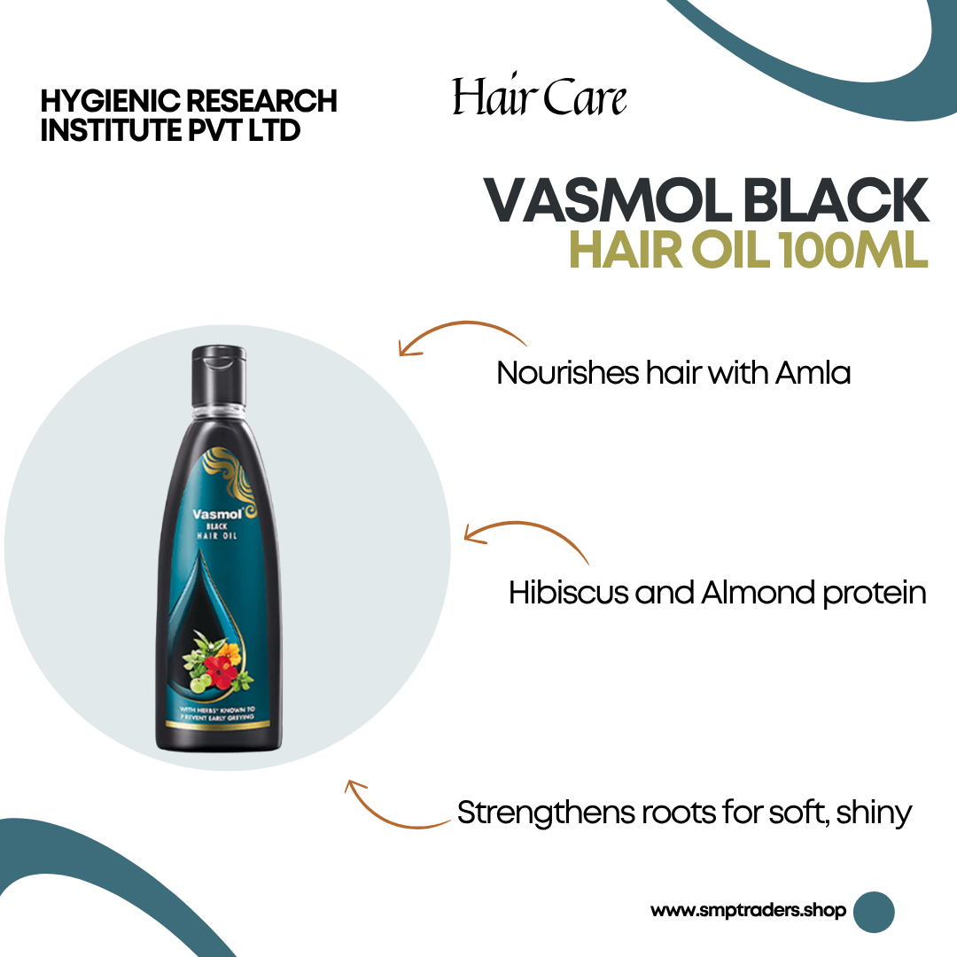 VASMOL BLACK HAIR OIL 100ML SUPER