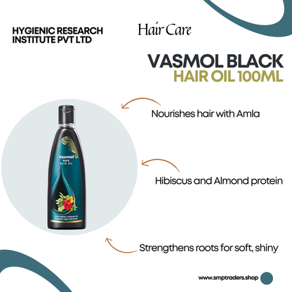 VASMOL BLACK HAIR OIL 100ML SUPER