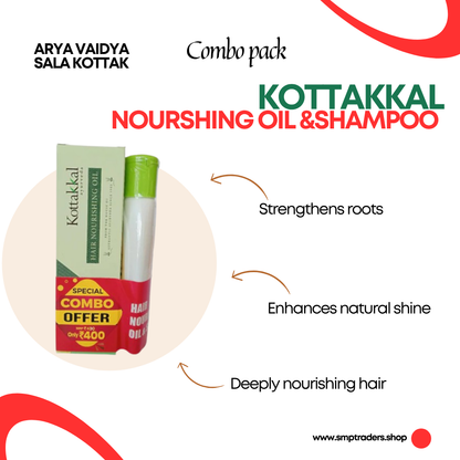 KOTTAKKAL NOURSHING OIL150ML &SHAMPOO 100ML [COMBO]