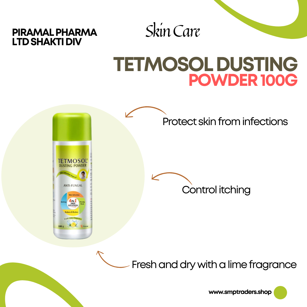 TETMOSOL DUSTING POWDER LIME 100GM