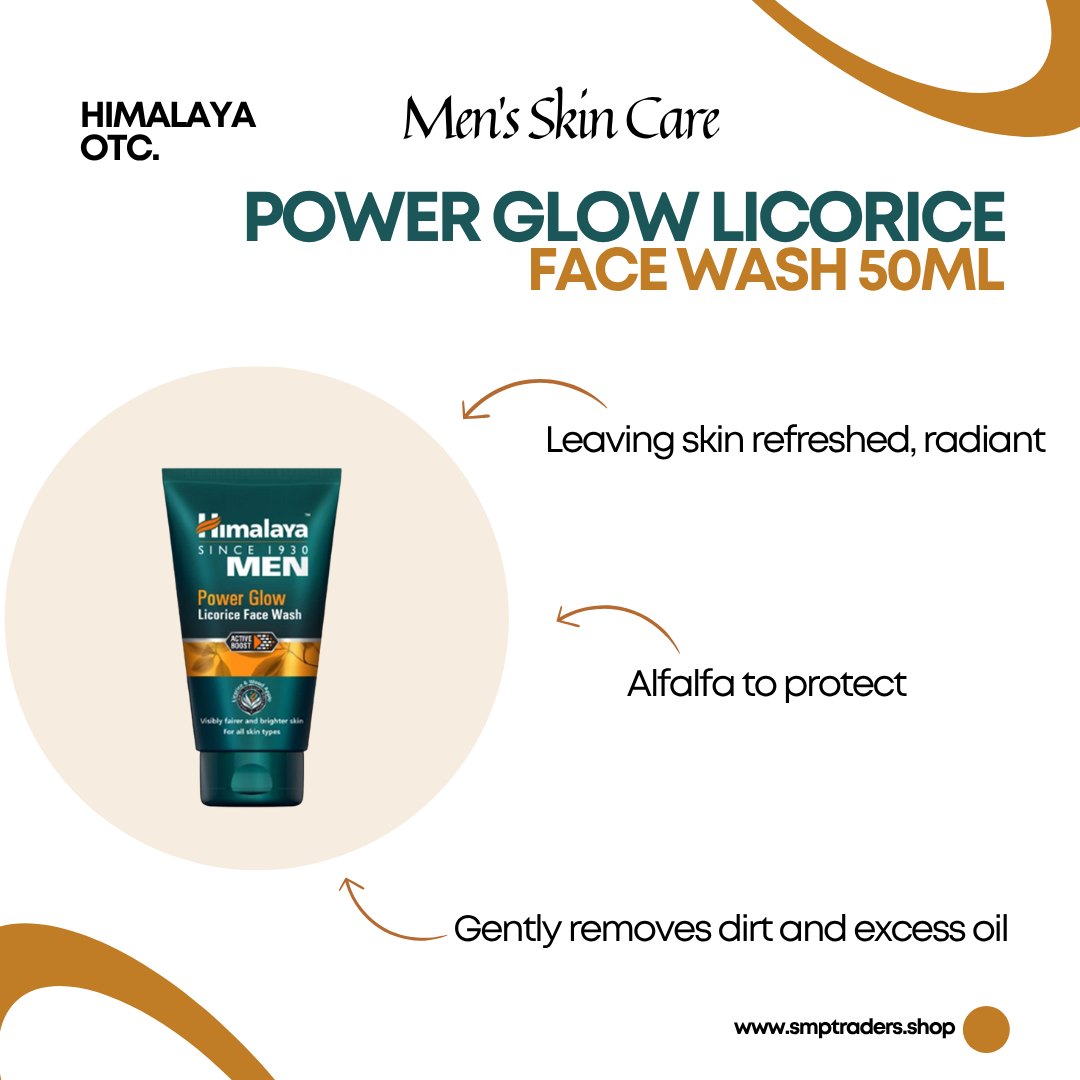 POWERGLOW LICORICE FACE.WASH 50ML