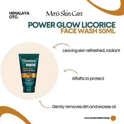 POWERGLOW LICORICE FACE.WASH 50ML