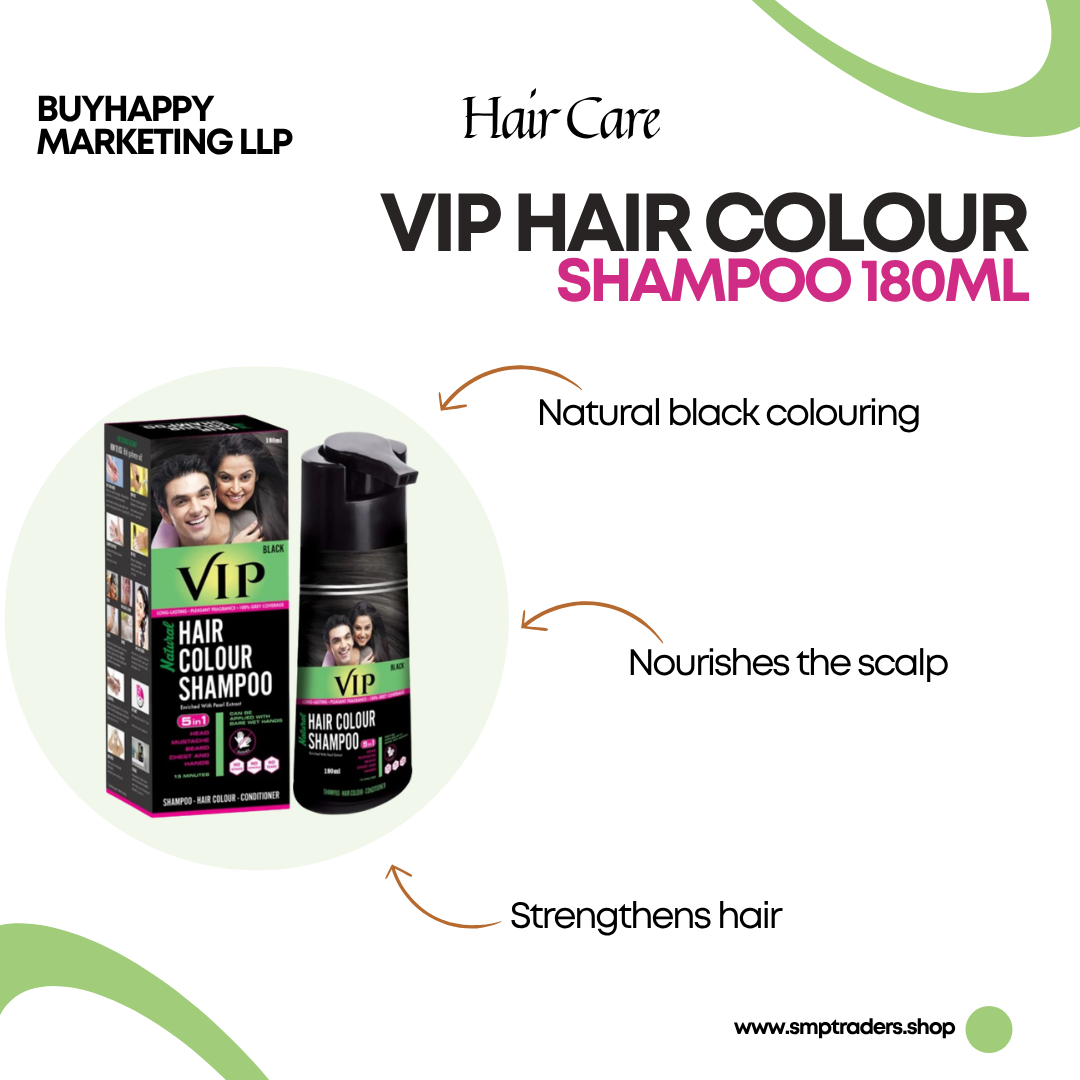 VIP HAIR COLOUR SHAMPOO 180ML