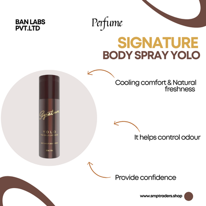 SIGNATURE BODY SPRAY YOLO 200ML