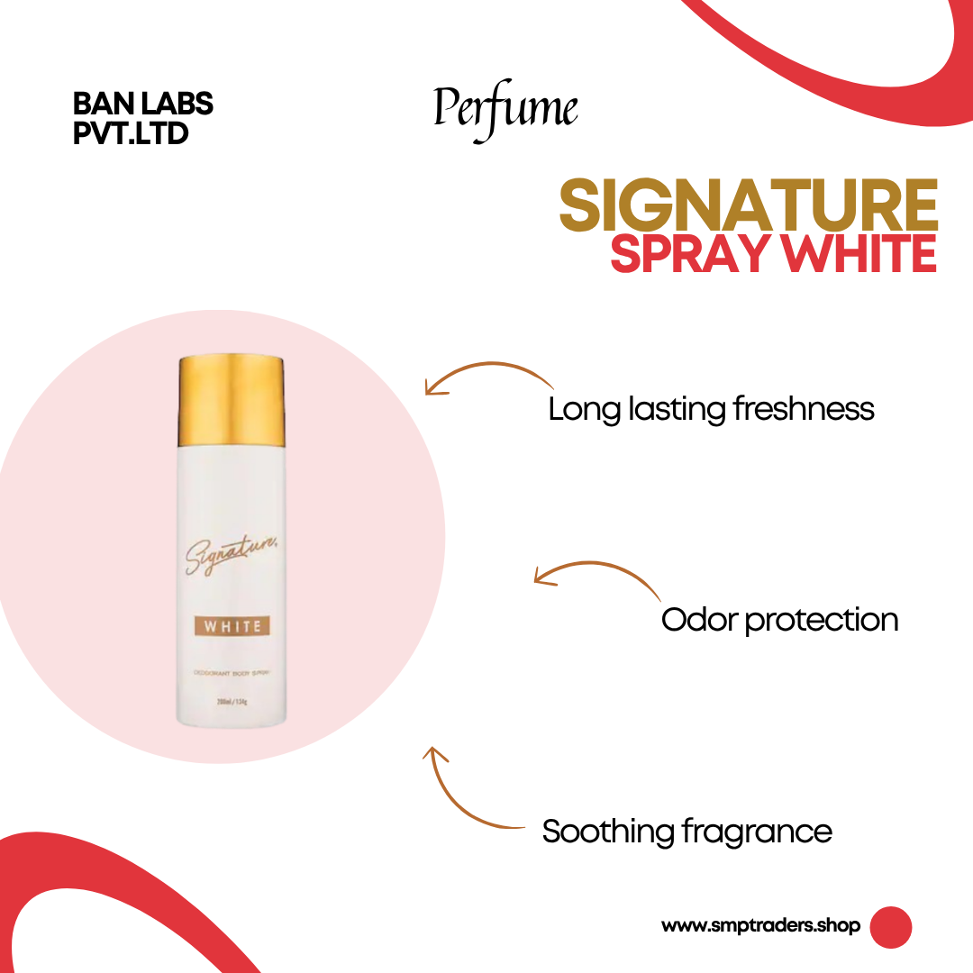 SIGNATURE SPRAY WHITE 200ML