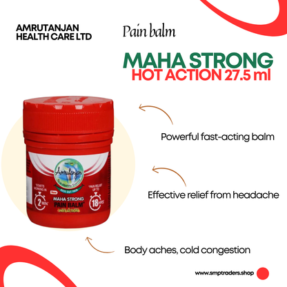 AMRUTANJAN MAHA STRONG 27.5 ml