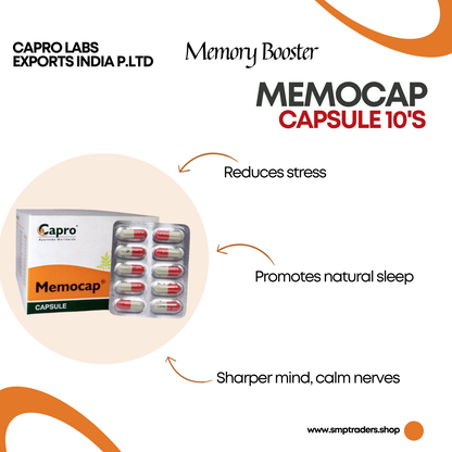 MEMOCAP CAPSULE 10'S
