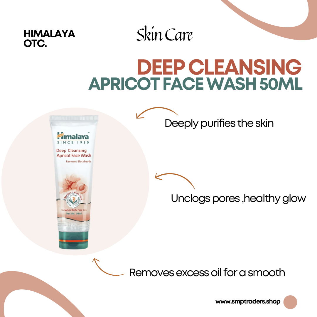 DEEP CLEANSING APRICOT FACE WASH 50ML