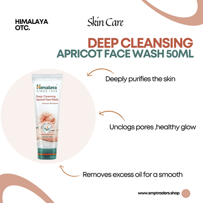DEEP CLEANSING APRICOT FACE WASH 50ML