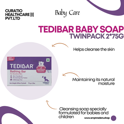 TEDIBAR B. SOAP TWINPACK 2*75G