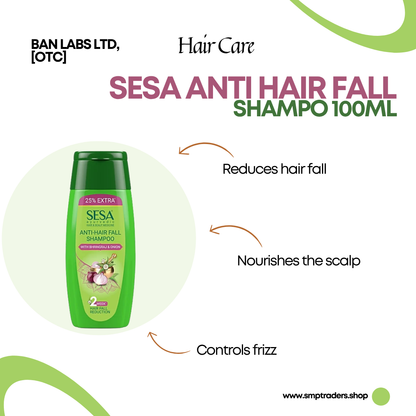 SESA ANTIHAIR FALL SHAMPO 100ML GREEN
