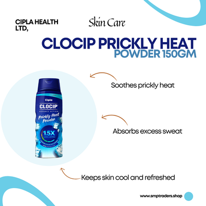 CLOCIP PRICKLY HEAT POWDER 150GM