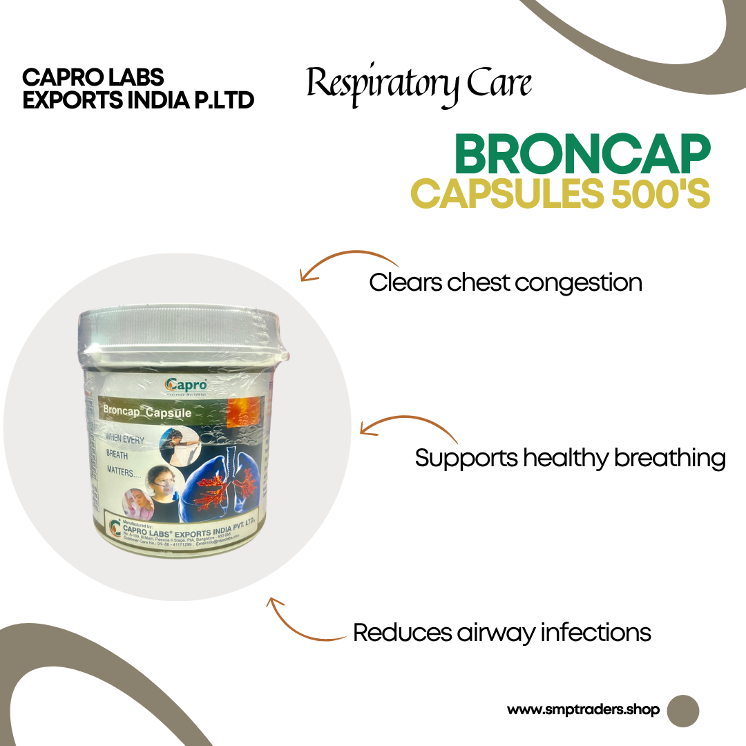 BRONCAP CAPSULES 500'S