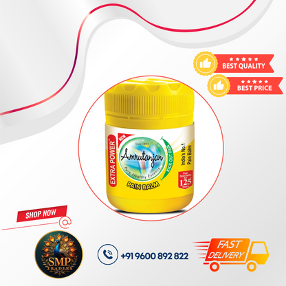 AMRUTANJAN BALM EXTRA POWER YELLOW 27.5 ml