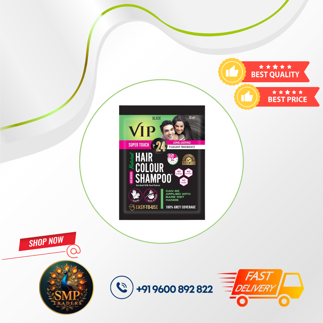 VIP HAIR COLOUR SHAMPOO 10ML*24