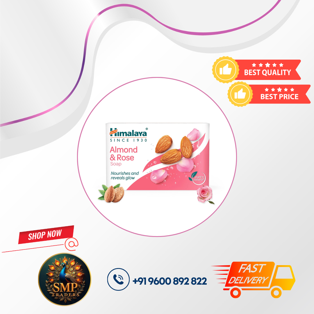 HIMALAYA ALMOND & ROSE SOAP 75GM