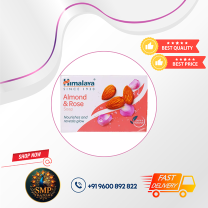 HIMALAYA ALMOND & ROSE SOAP 125GM