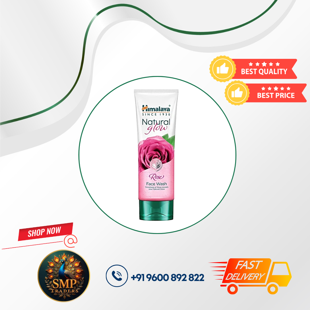 NATURAL GLOW ROSE FACE WASH 50ML