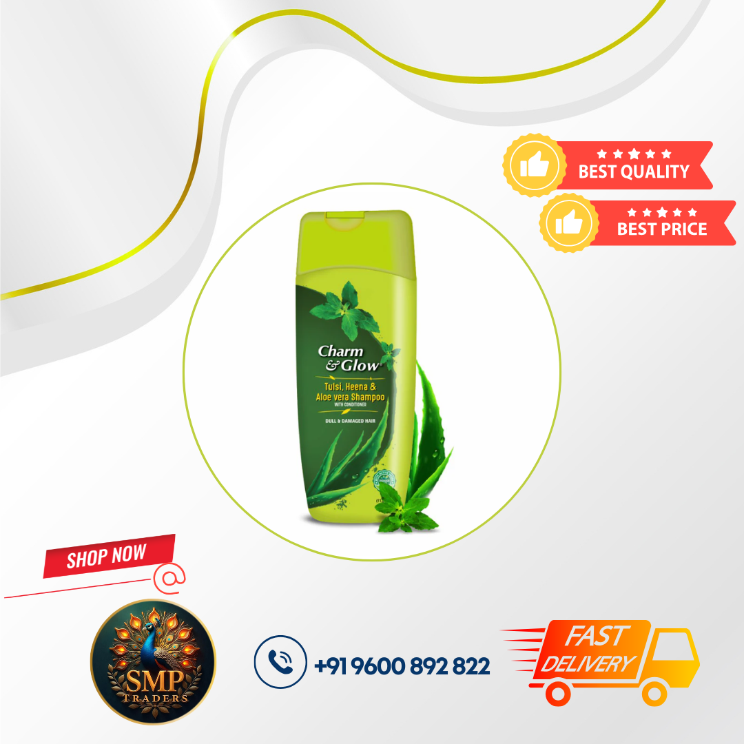 TULSI HENNA ALOE SHAMPOO 350ML GREEN