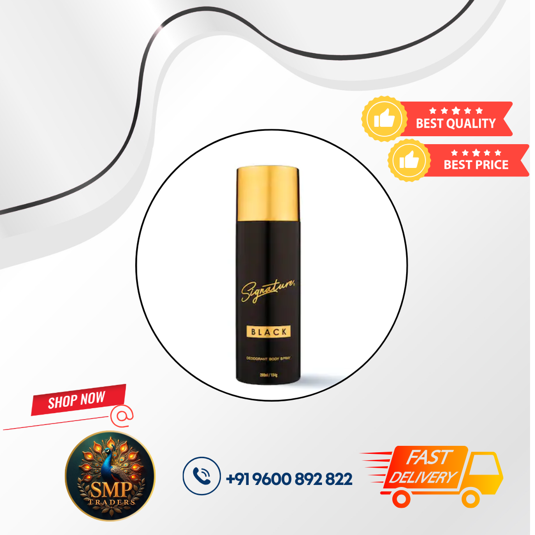 SIGNATURE SPRAY BLACK 200ML